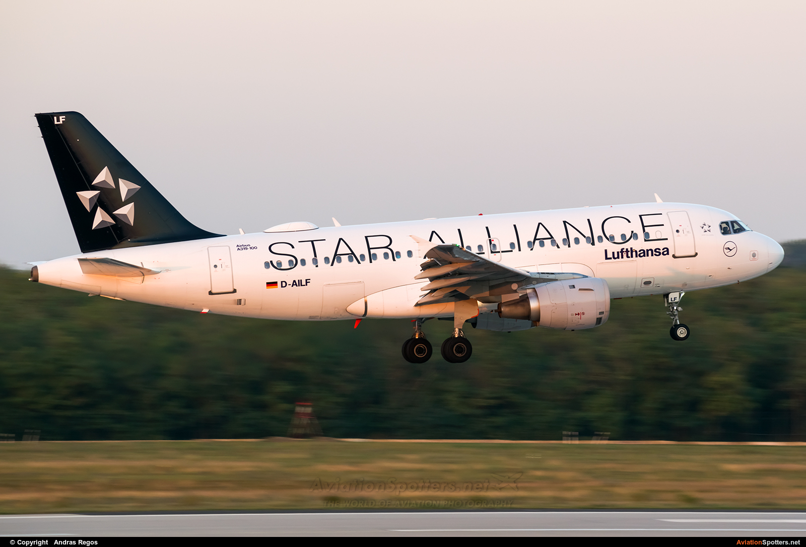 Lufthansa  -  A319-111  (D-AILF) By Andras Regos (regos)
