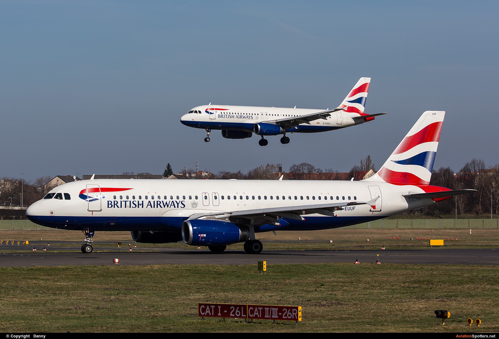 British Airways  -  A320-232  (G-EUUF) By Danny (Digdis)