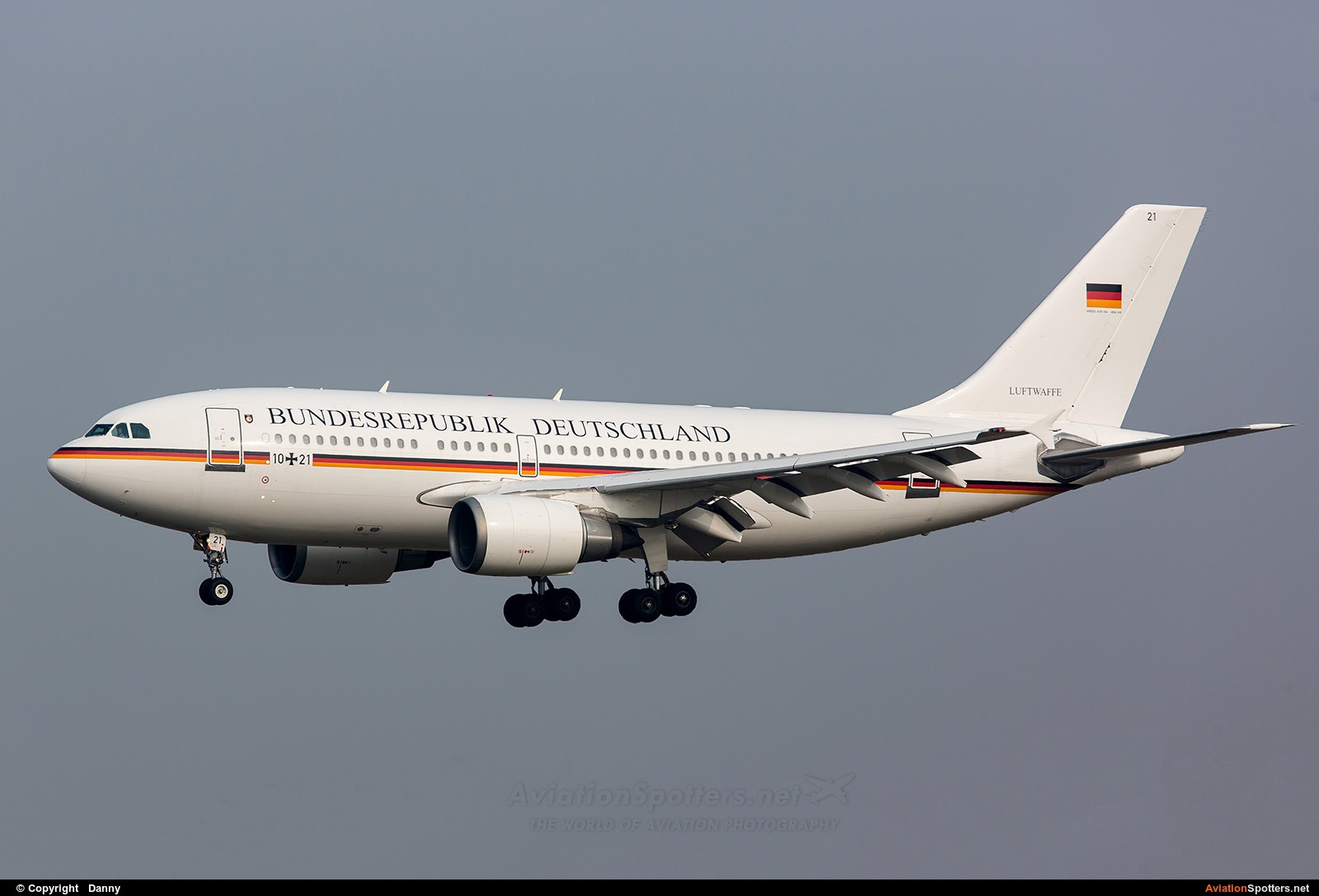 Germany - Air Force  -  A310  (10+21) By Danny (Digdis)