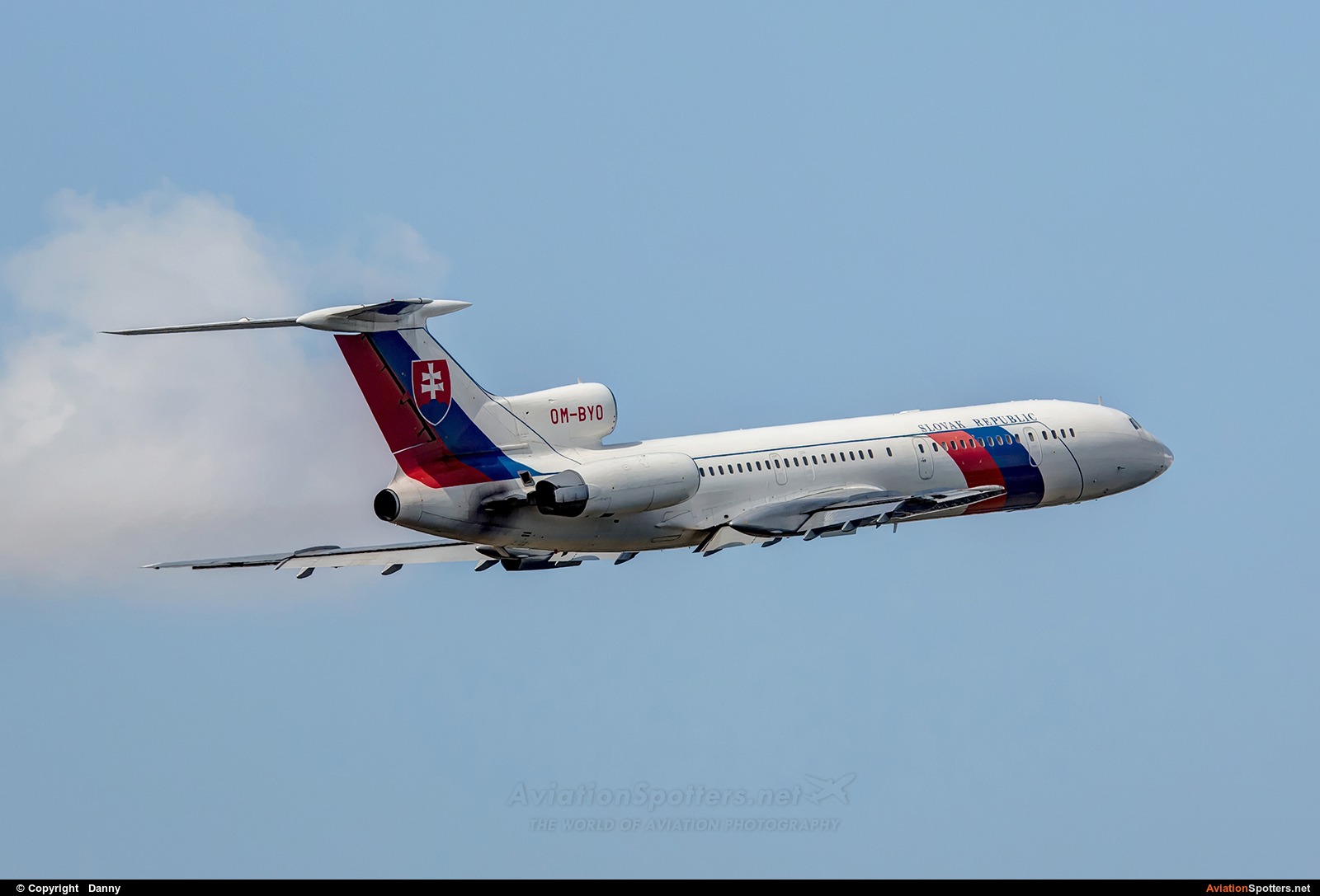 Slovakia - Air Force  -  Tu-154M  (OM-BYO) By Danny (Digdis)