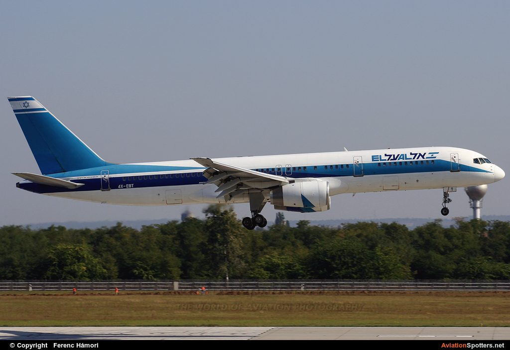 El Al Israel Airlines  -  757-200  (4X-EBT) By Ferenc Hámori (hamori)