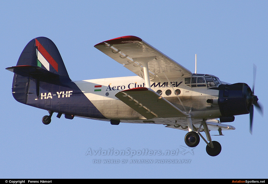 Malév Aero Club  -  An-2  (HA-YHF) By Ferenc Hámori (hamori)