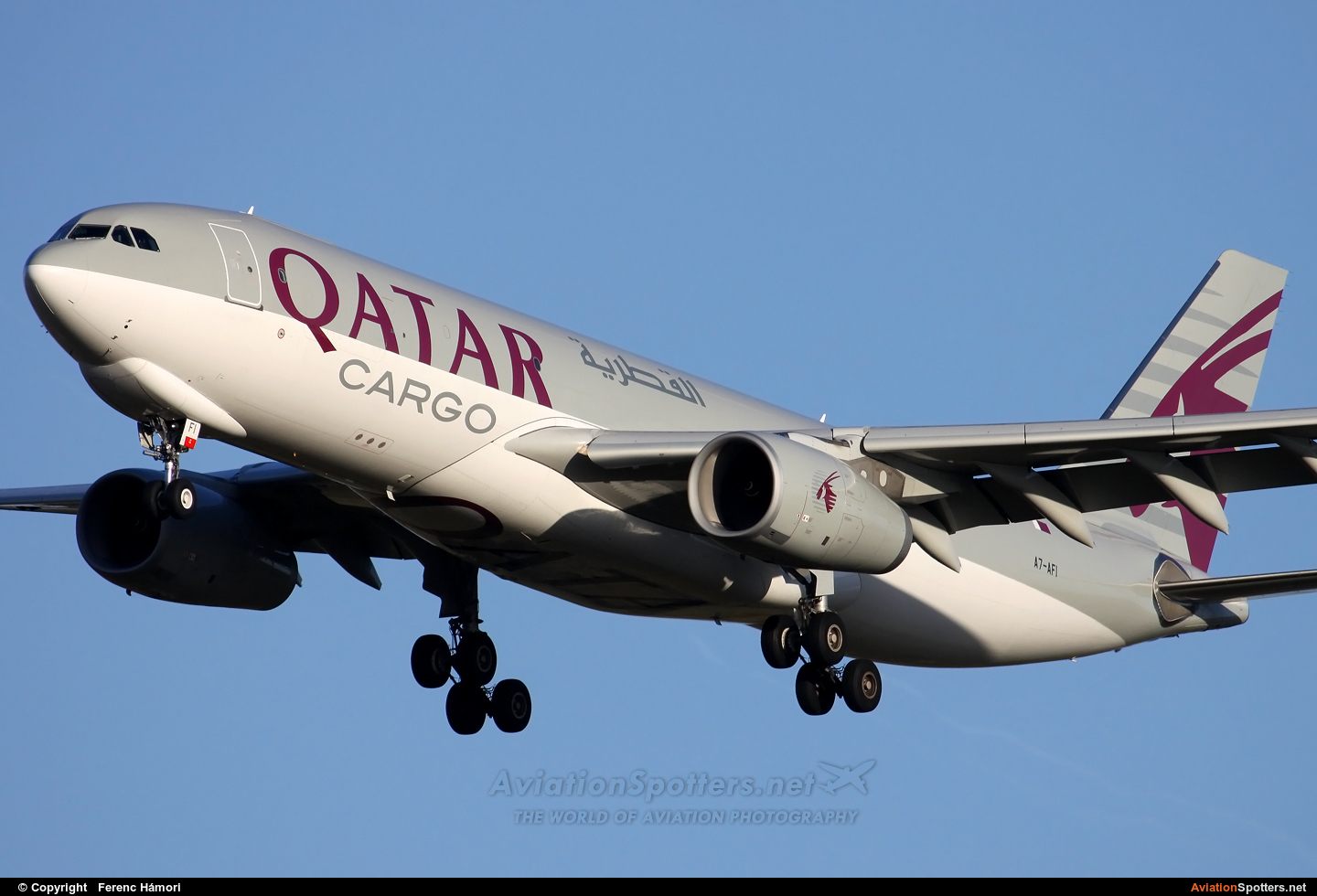 Qatar Airways Cargo  -  A330-243  (A7-AFI) By Ferenc Hámori (hamori)