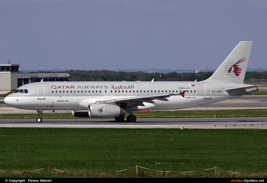 Qatar Airways  -  A320  (A7-ADH) By Ferenc Hámori (hamori)