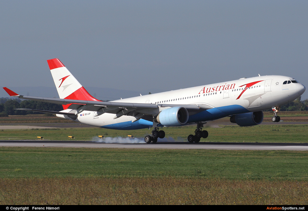 Austrian Airlines  -  A330-200  (OE-LAP) By Ferenc Hámori (hamori)