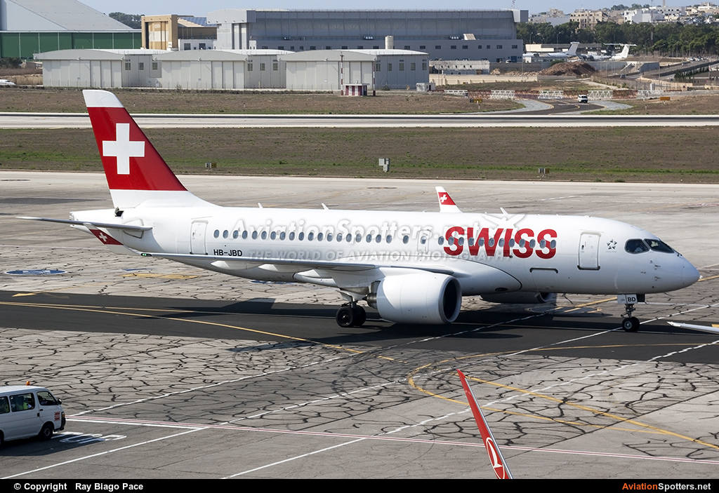 Swiss Airlines  -  BD-500-1A10 C Series 100  (HB-JBD) By Ray Biago Pace (rbpace)