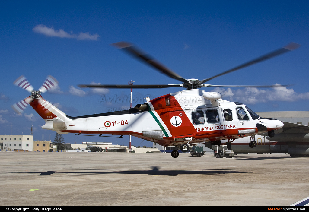 Italy - Coast Guard  -  AugustaWestland AW-139  (11-04) By Ray Biago Pace (rbpace)