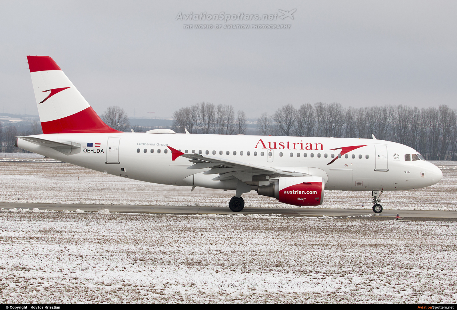 Austrian Airlines  -  A319-112  (OE-LDA) By Kovács Krisztián (Balumaci75)
