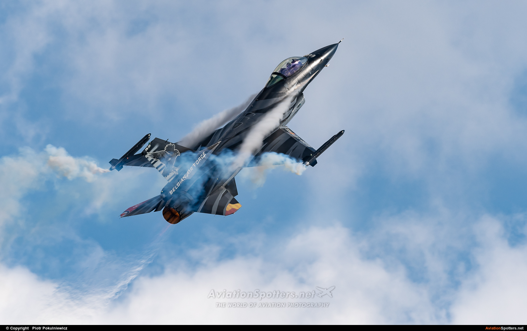 Belgium - Air Force  -  F-16A Fighting Falcon  (FA-101) By Piotr Pokulniewicz (Piciu)