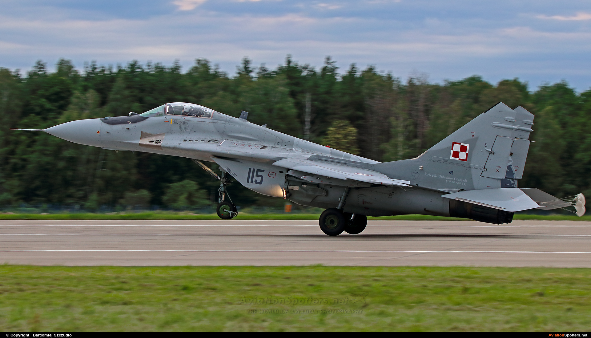 Poland - Air Force  -  MiG-29A  (115) By Bartlomiej Szczudlo  (BartekSzczudlo)