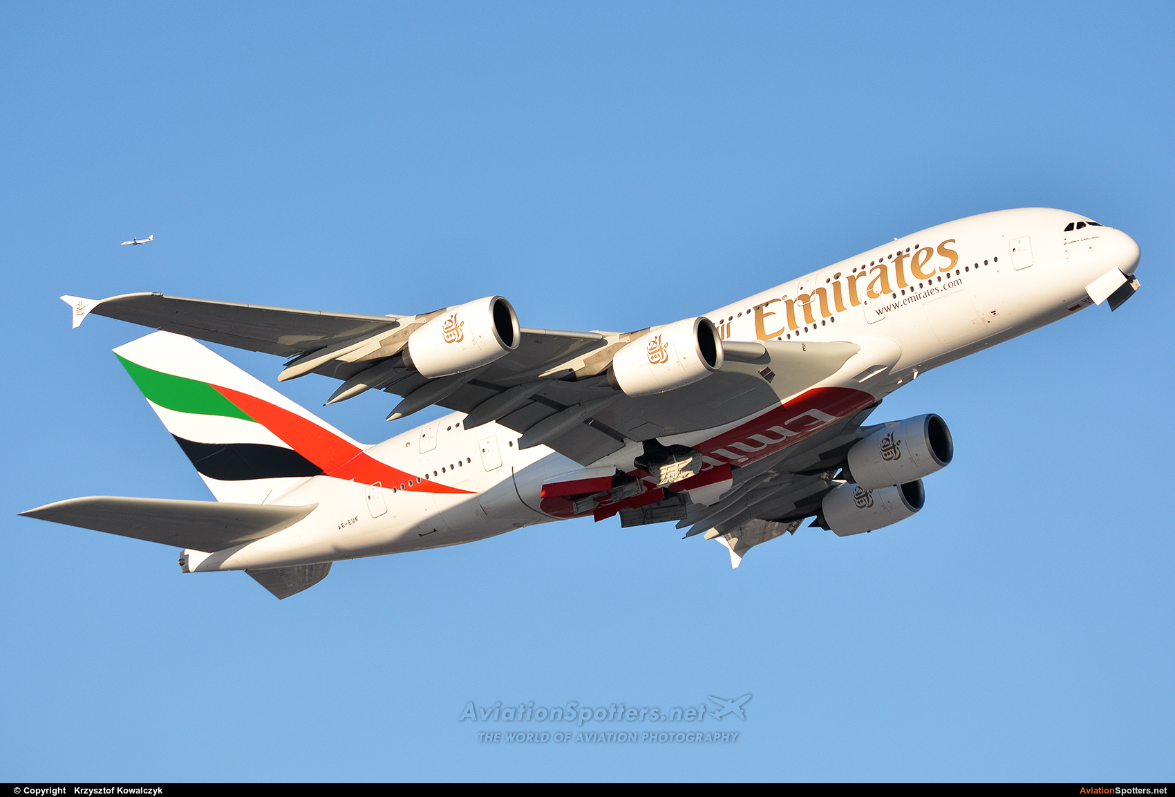 Emirates Airlines  -  A380  (A6-EUK) By Krzysztof Kowalczyk (Krzysztof Kowalczyk)