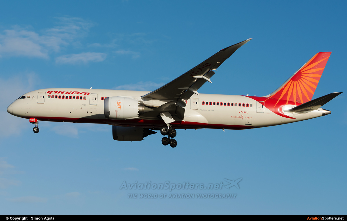 Air India  -  787-8 Dreamliner  (VT-ANC) By Simon Agota (goti80)