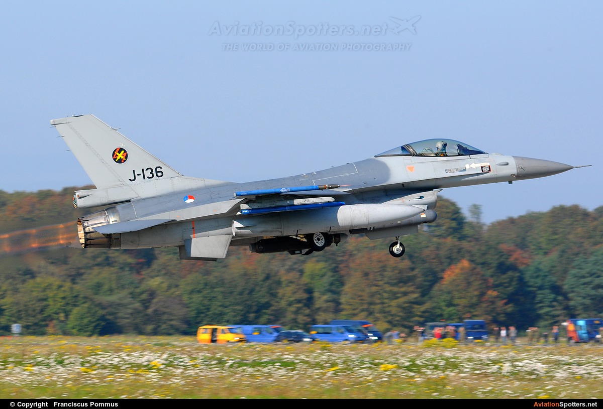 Netherlands - Air Force  -  F-16AM Fighting Falcon  (J-136) By Franciscus Pommus (Francesco)