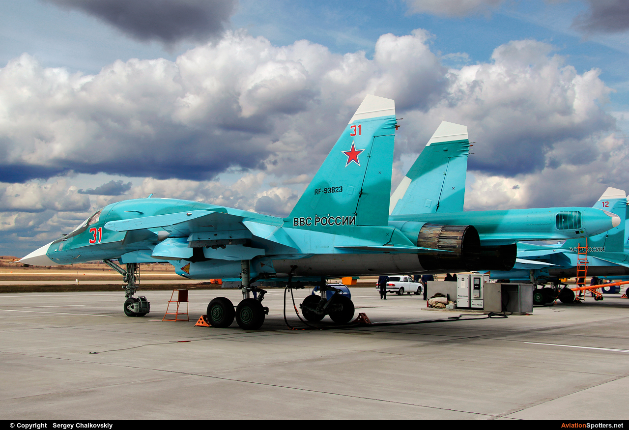 Russia - Air Force  -  Su-34  (RF-93823) By Sergey Chaikovskiy (SergeyL)