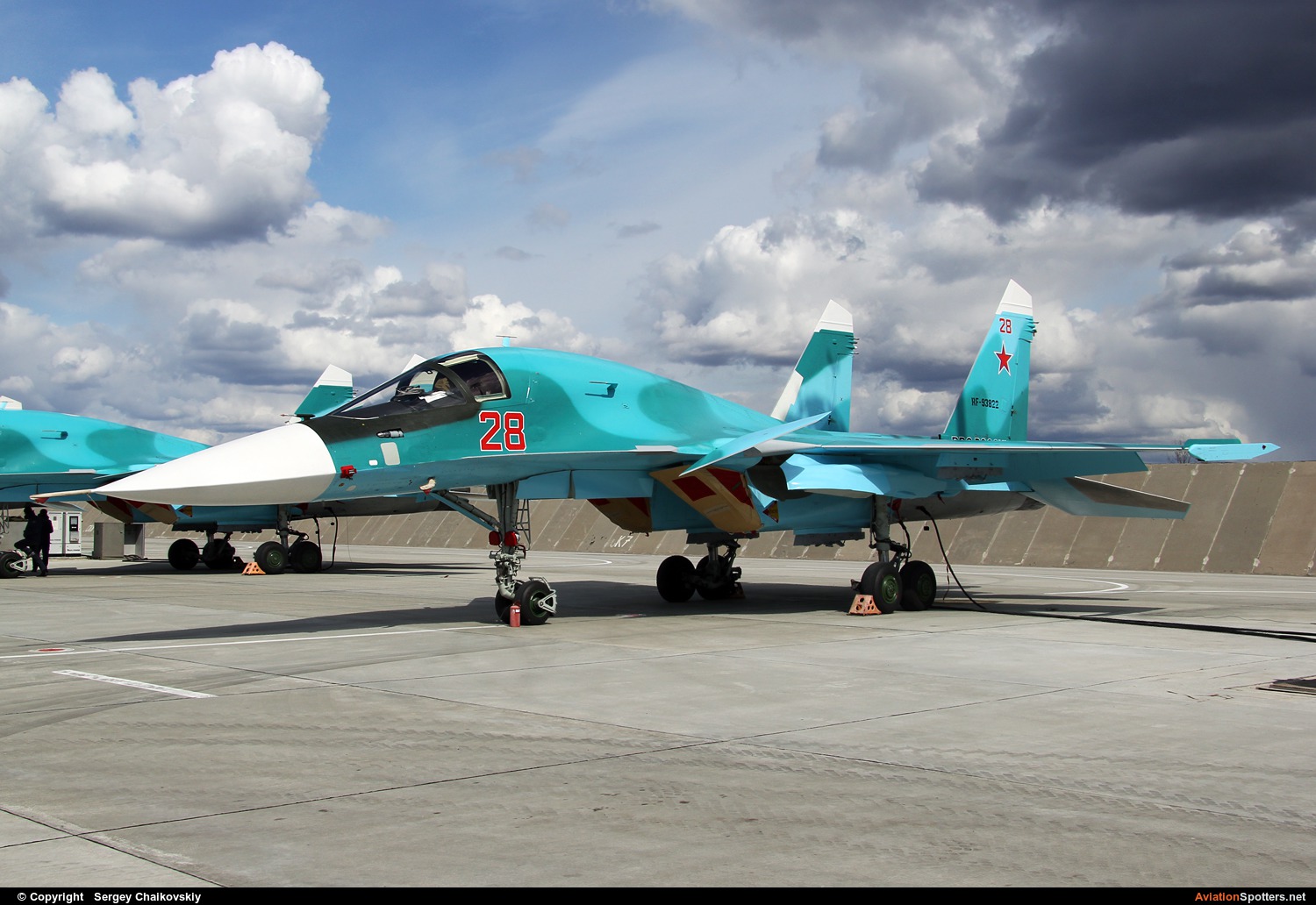 Russia - Air Force  -  Su-34  (RF-93822) By Sergey Chaikovskiy (SergeyL)
