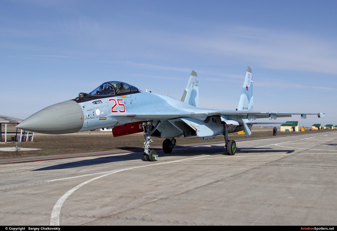 Russia - Air Force  -  Su-35S  (25 RED) By Sergey Chaikovskiy (SergeyL)