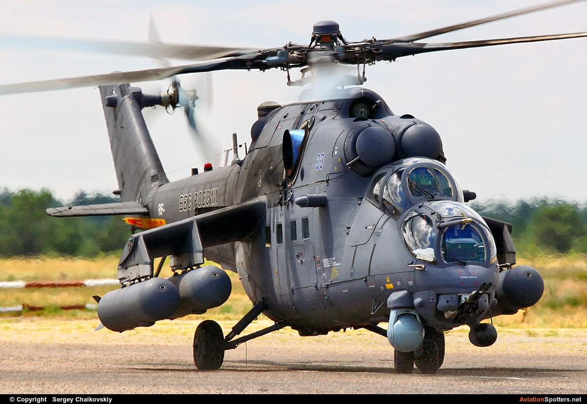 Russia - Air Force  -  Mi-35  (33 BLUE) By Sergey Chaikovskiy (SergeyL)