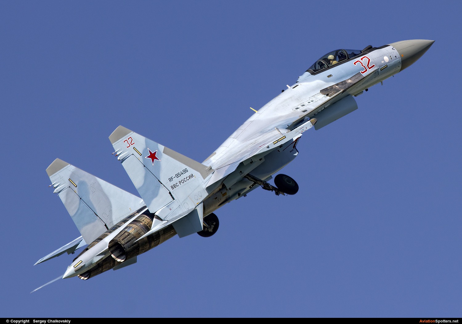 Russia - Air Force  -  Su-35S  (RF-95496) By Sergey Chaikovskiy (SergeyL)