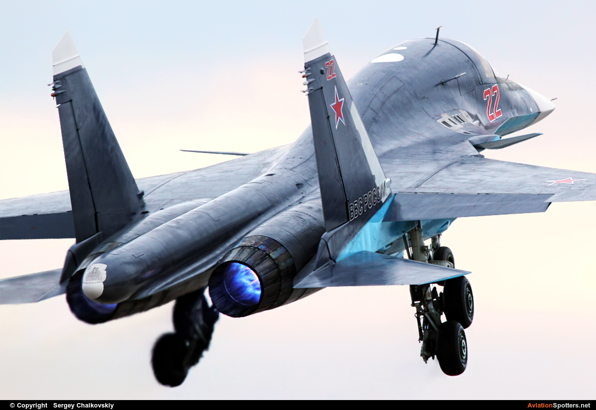 Russia - Air Force  -  Su-34  (22 RED) By Sergey Chaikovskiy (SergeyL)
