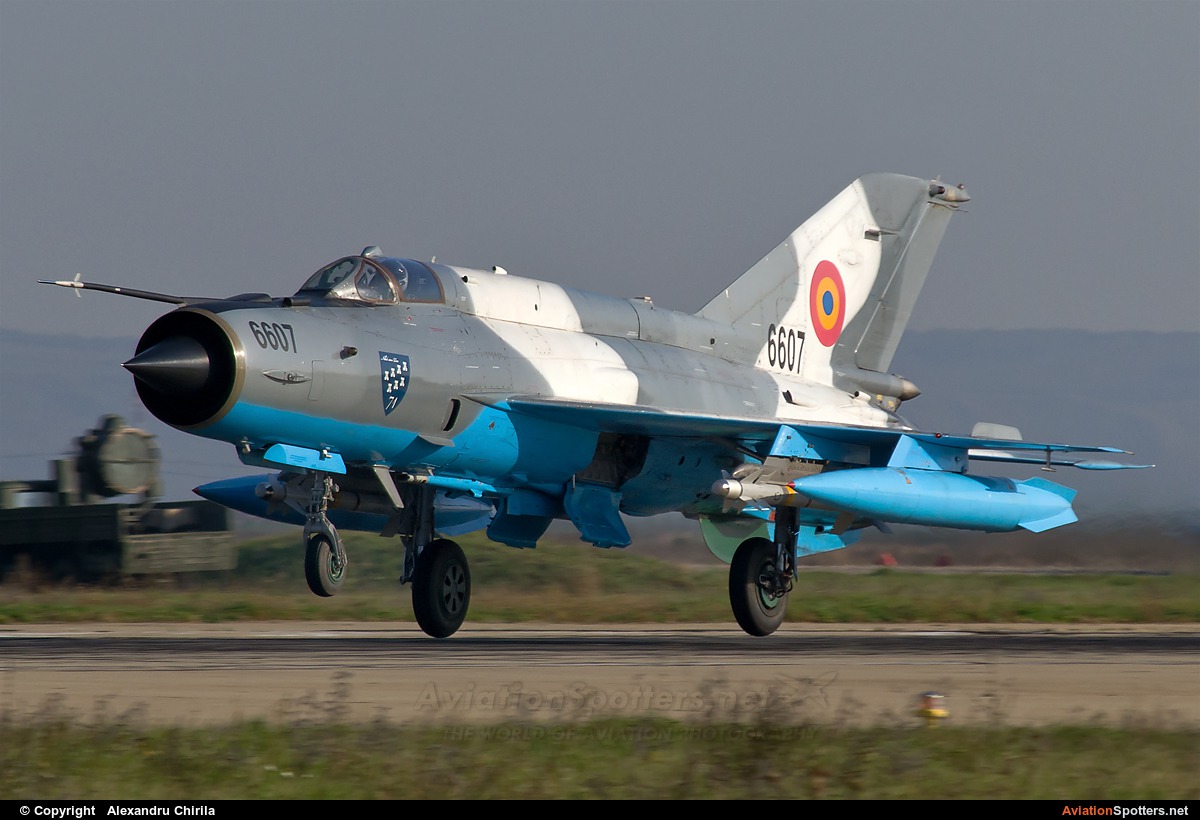 Romania - Air Force  -  MiG-21 LanceR C  (6607) By Alexandru Chirila (allex)