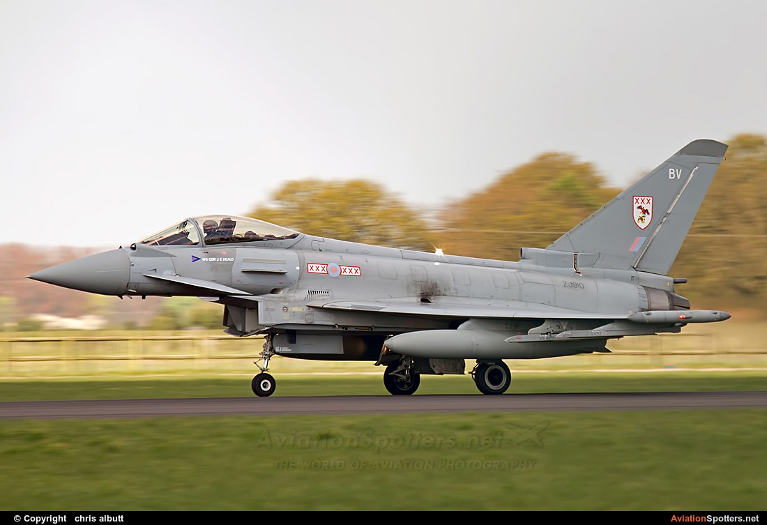 UK - Air Force  -  EF-2000 Typhoon FGR.4  (ZJ910) By chris albutt (ctt2706)
