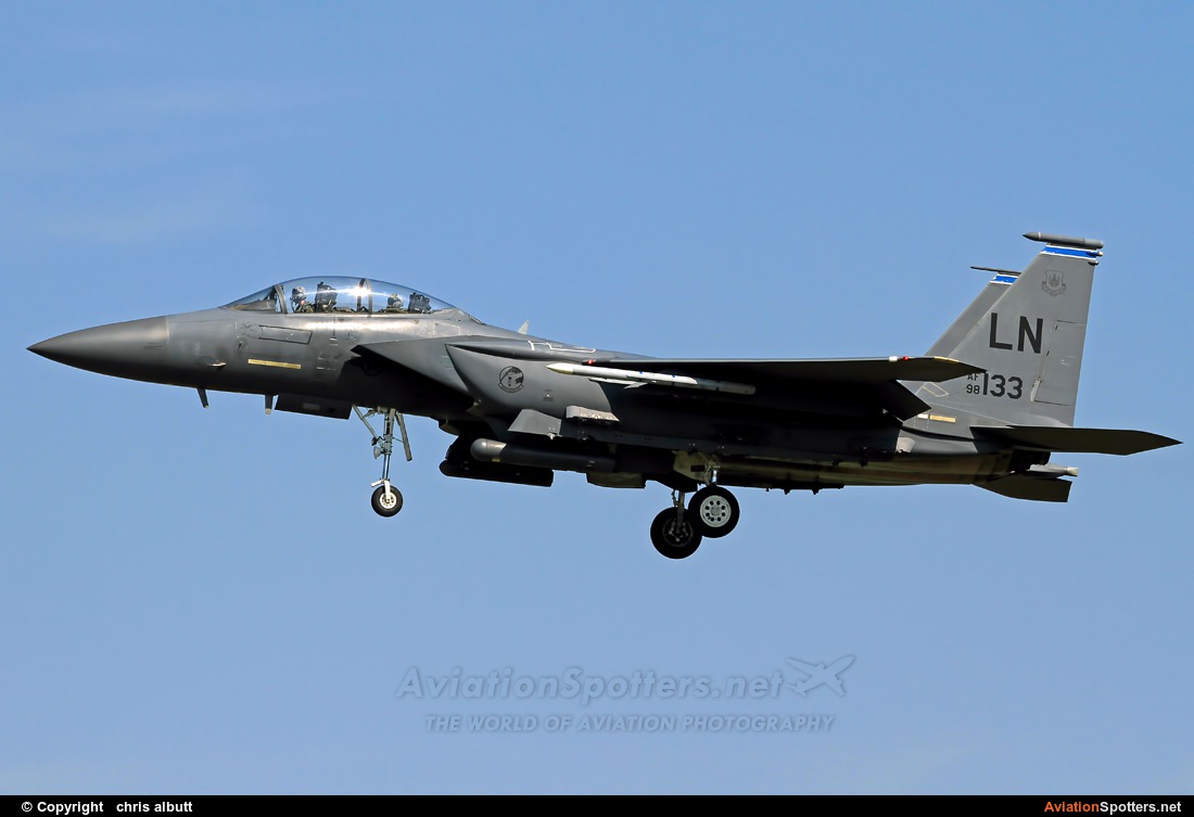 USA - Air Force  -  F-15E Strike Eagle  (98-0133) By chris albutt (ctt2706)