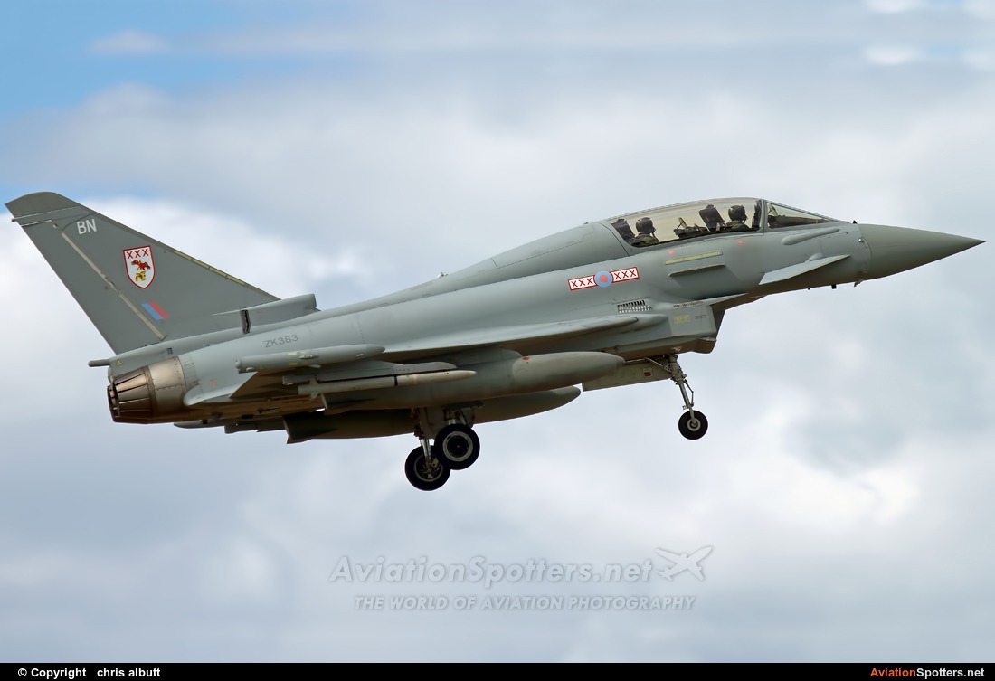 UK - Air Force  -  EF-2000 Typhoon T3  (ZK383) By chris albutt (ctt2706)