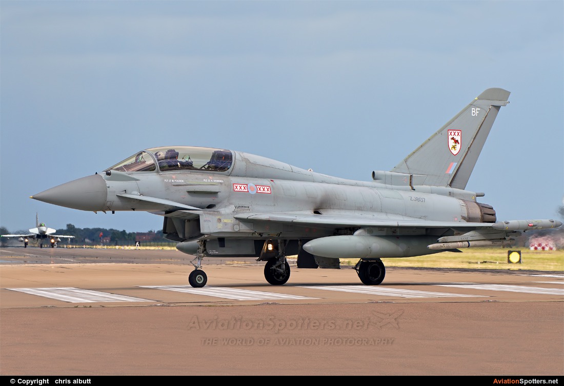 UK - Air Force  -  EF-2000 Typhoon T3  (ZJ807 ) By chris albutt (ctt2706)