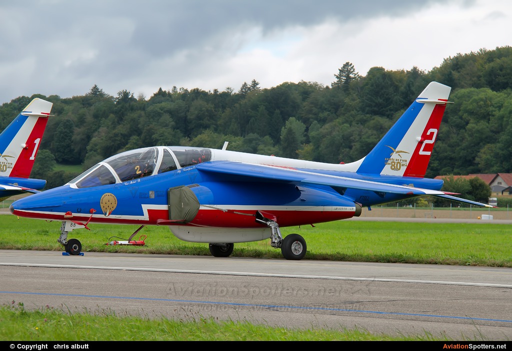France - Air Force: Patrouille de France  -  Alpha Jet E  (E88) By chris albutt (ctt2706)