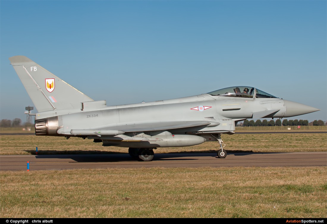 UK - Air Force  -  EF-2000 Typhoon FGR.4  (ZK334) By chris albutt (ctt2706)