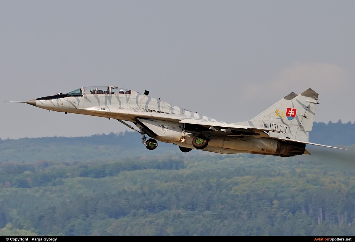 Slovakia - Air Force  -  MiG-29UBS  (1303) By Varga György (vargagyuri)