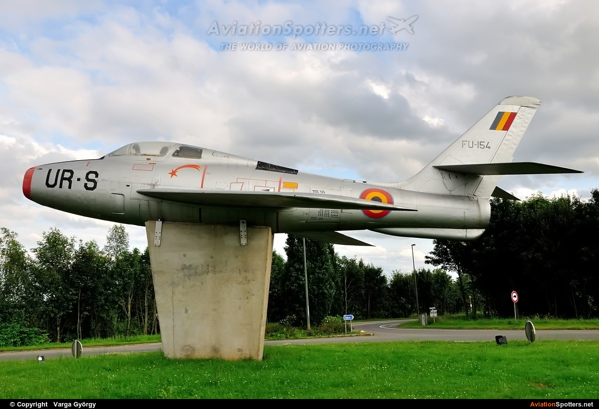 Belgium - Air Force  -  F-84F Thunderstreak  (FU-154) By Varga György (vargagyuri)