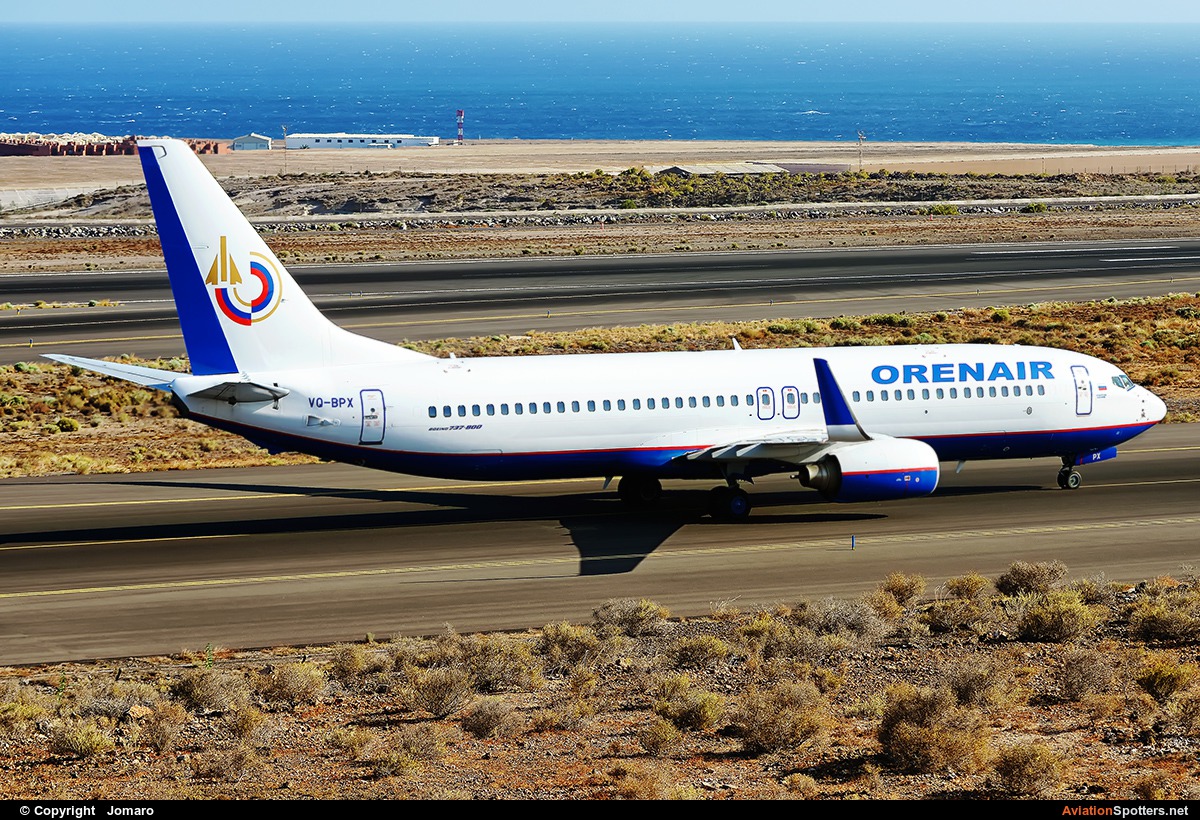 Orenair  -  737-800  (VQ-BPX) By Jomaro (Nano Rodriguez)