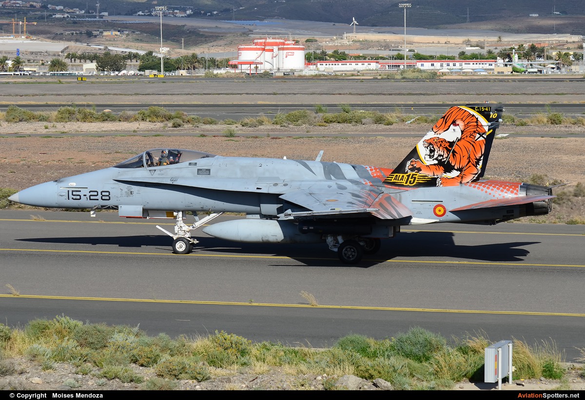 Spain - Air Force  -  EF-18A Hornet  (C.15-41) By Moises Mendoza (Moises Mendoza)