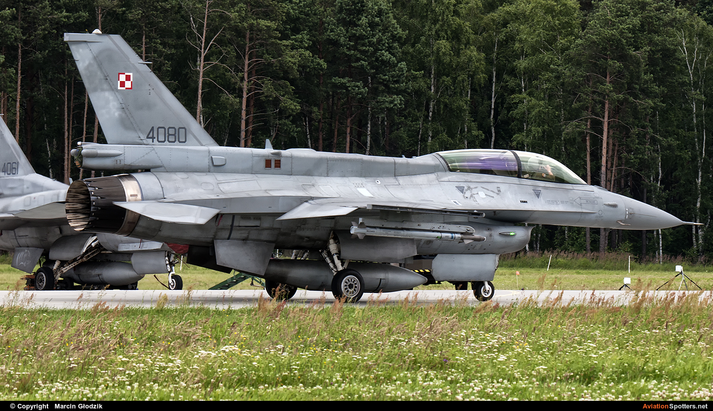 Poland - Air Force  -  F-16C Block 52+ Fighting Falcon  (4080) By Marcin Głodzik (viking)