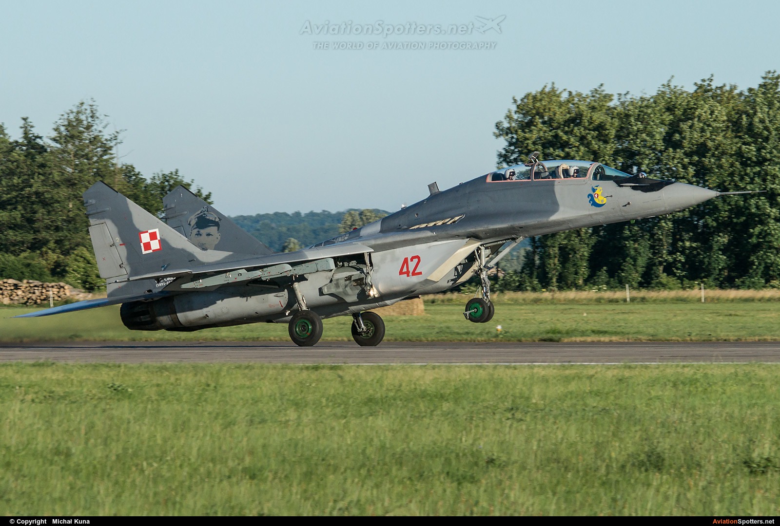 Poland - Air Force  -  MiG-29UB  (42) By Michał Kuna (big)