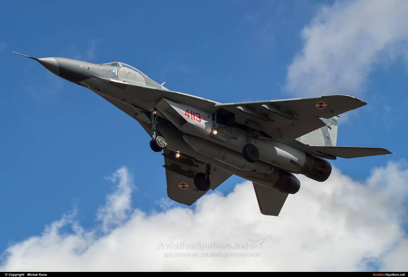 Poland - Air Force  -  MiG-29G  (4113) By Michał Kuna (big)