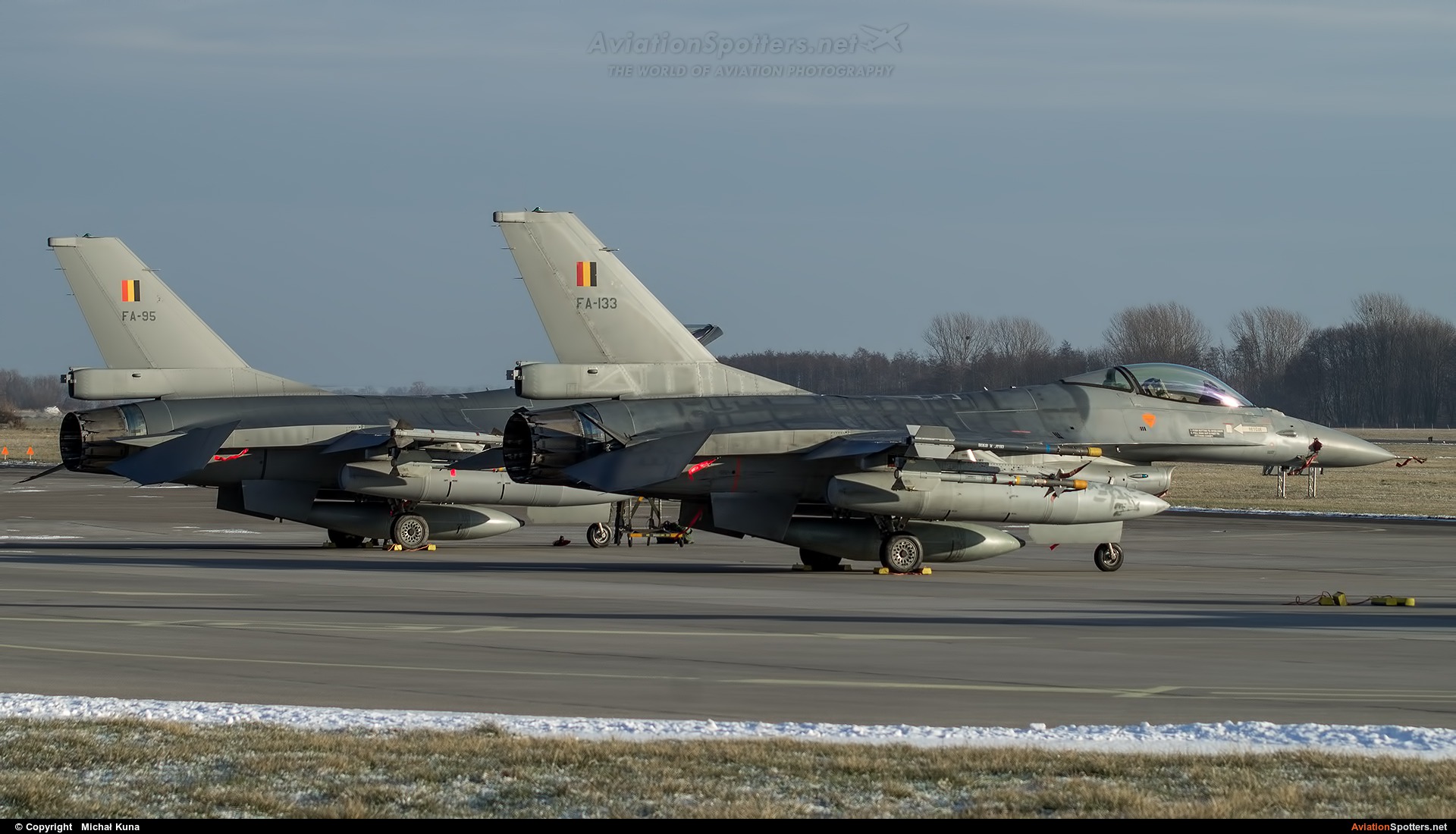 Belgium - Air Force  -  F-16AM Fighting Falcon  (FA-133) By Michał Kuna (big)