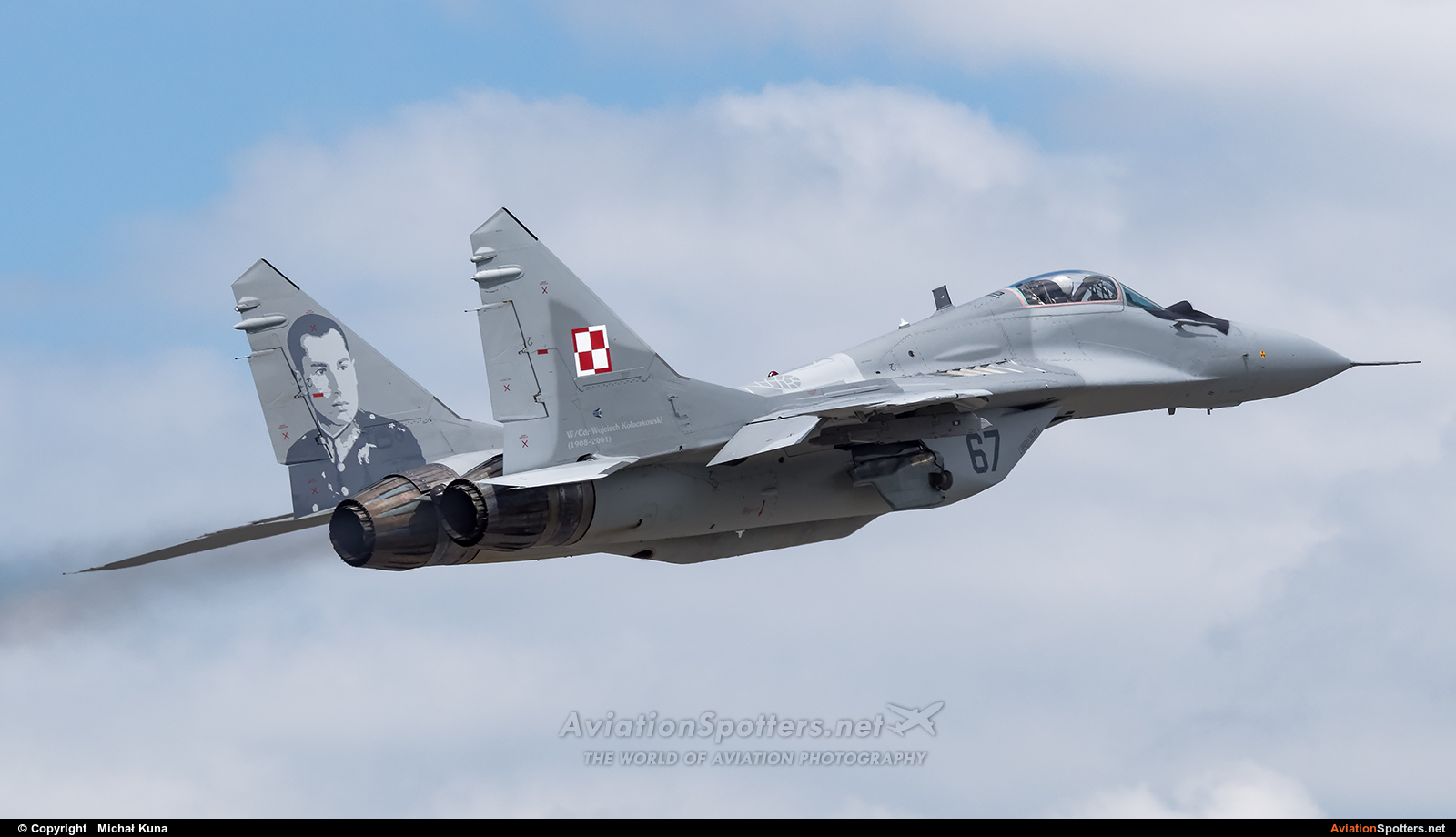 Poland - Air Force  -  MiG-29A  (67) By Michał Kuna (big)
