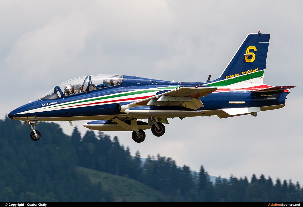 Italy - Air Force : Frecce Tricolori  -  MB-339-A-PAN  (MM55052) By Csaba Király (Csaba Kiraly)