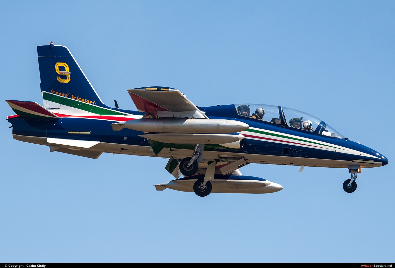 Italy - Air Force : Frecce Tricolori  -  MB-339-A-PAN  (MM54539) By Csaba Király (Csaba Kiraly)