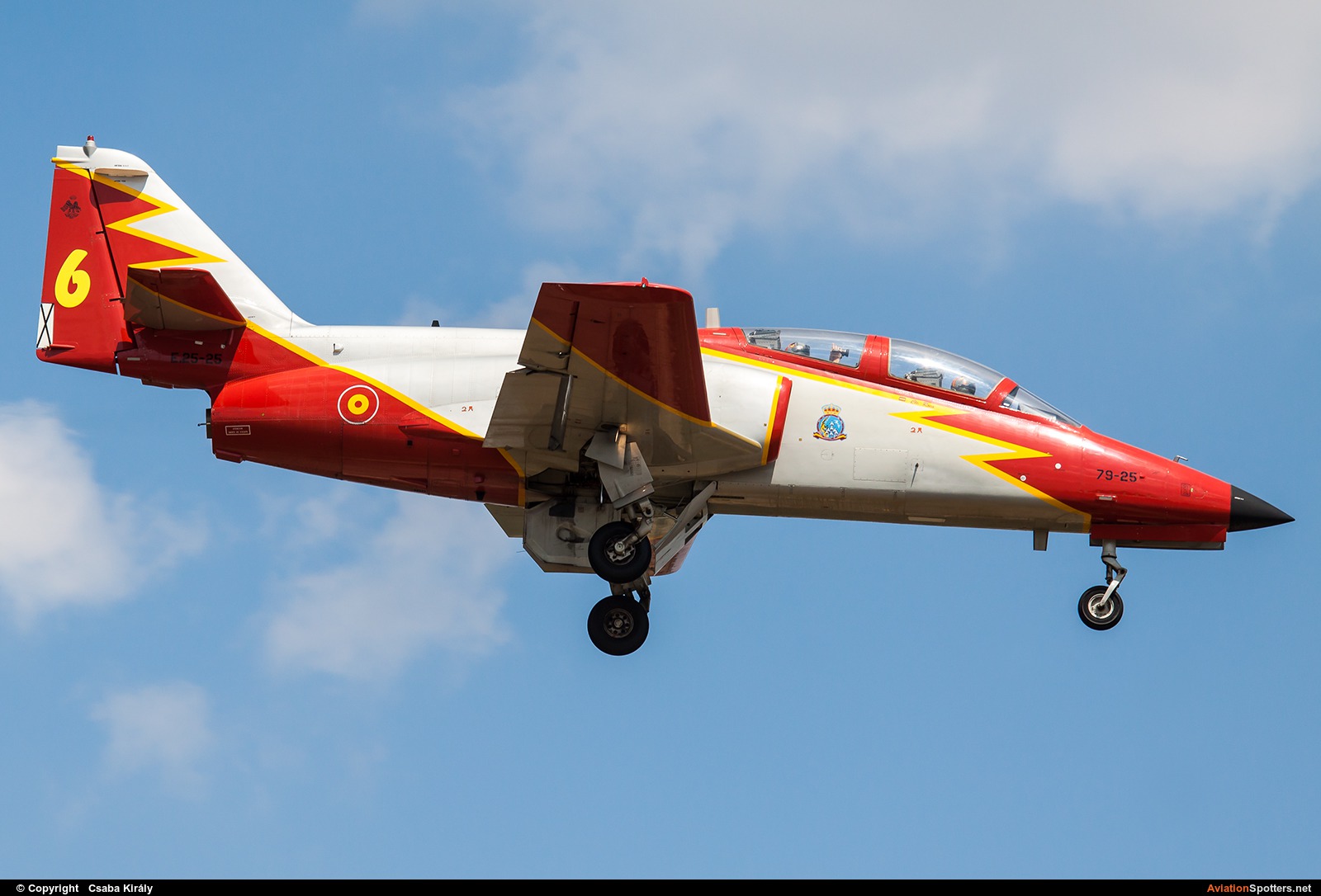 Spain - Air Force : Patrulla Aguila  -  C-101EB Aviojet  (E25-25) By Csaba Király (Csaba Kiraly)