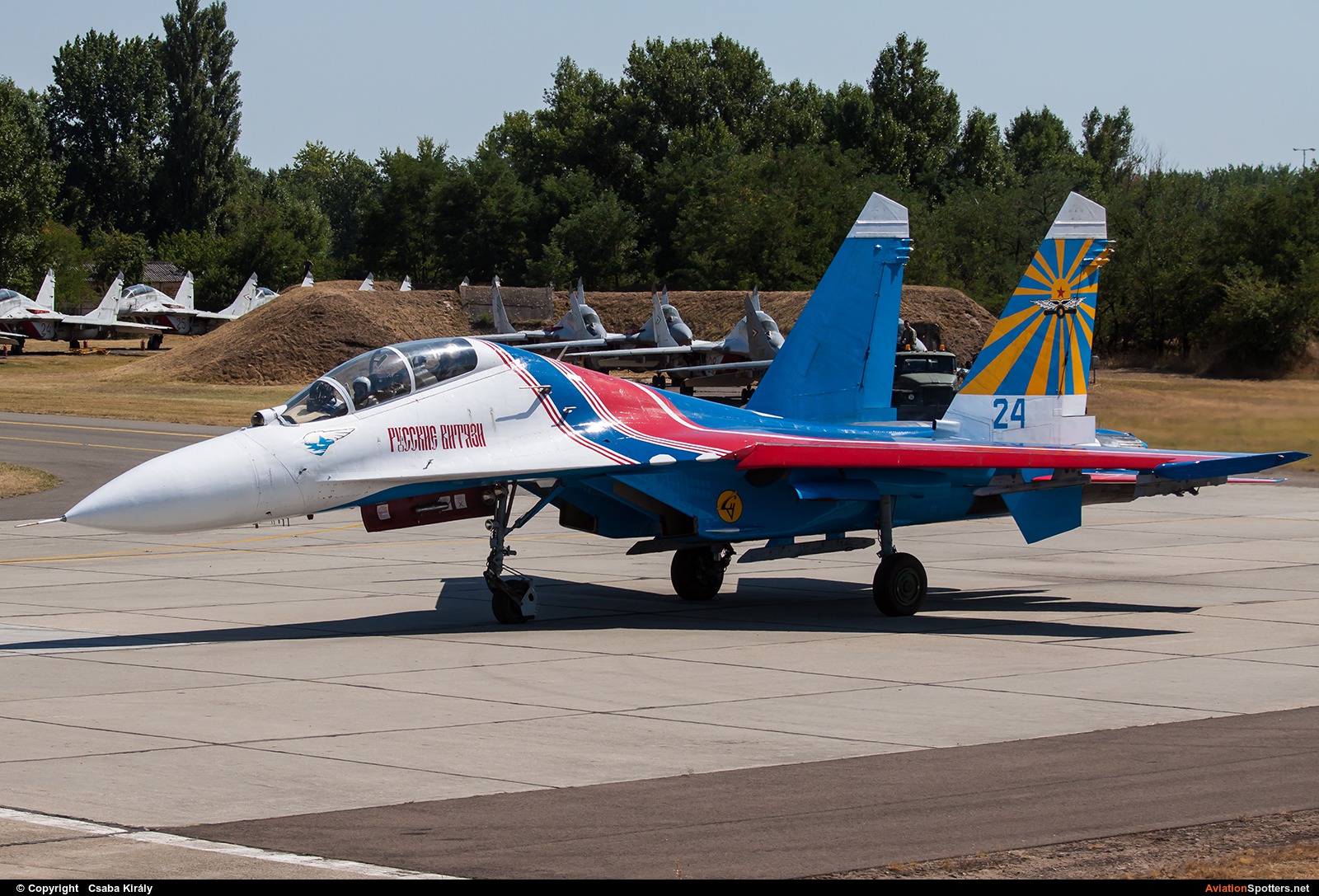Russia - Air Force : Russian Knights  -  Su-27UB  (24 ) By Csaba Király (Csaba Kiraly)