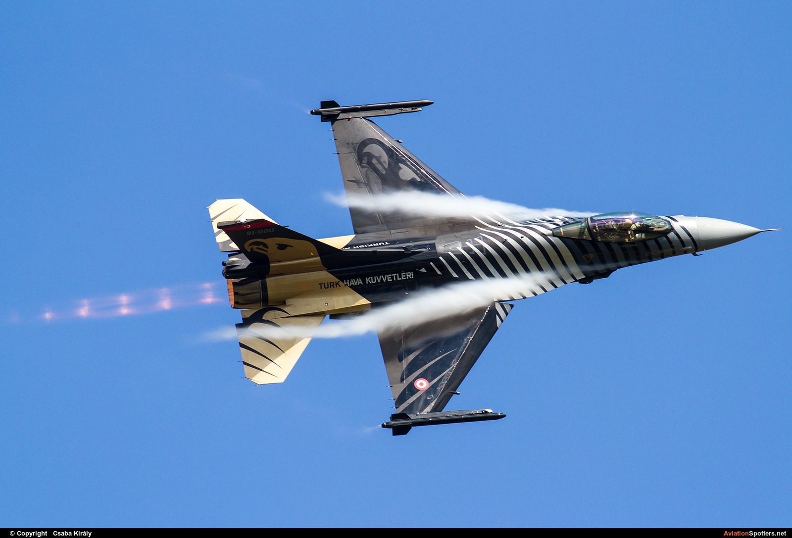 Turkey - Air Force  -  F-16CG  Fighter  Falcon  (91-0011) By Csaba Király (Csaba Kiraly)