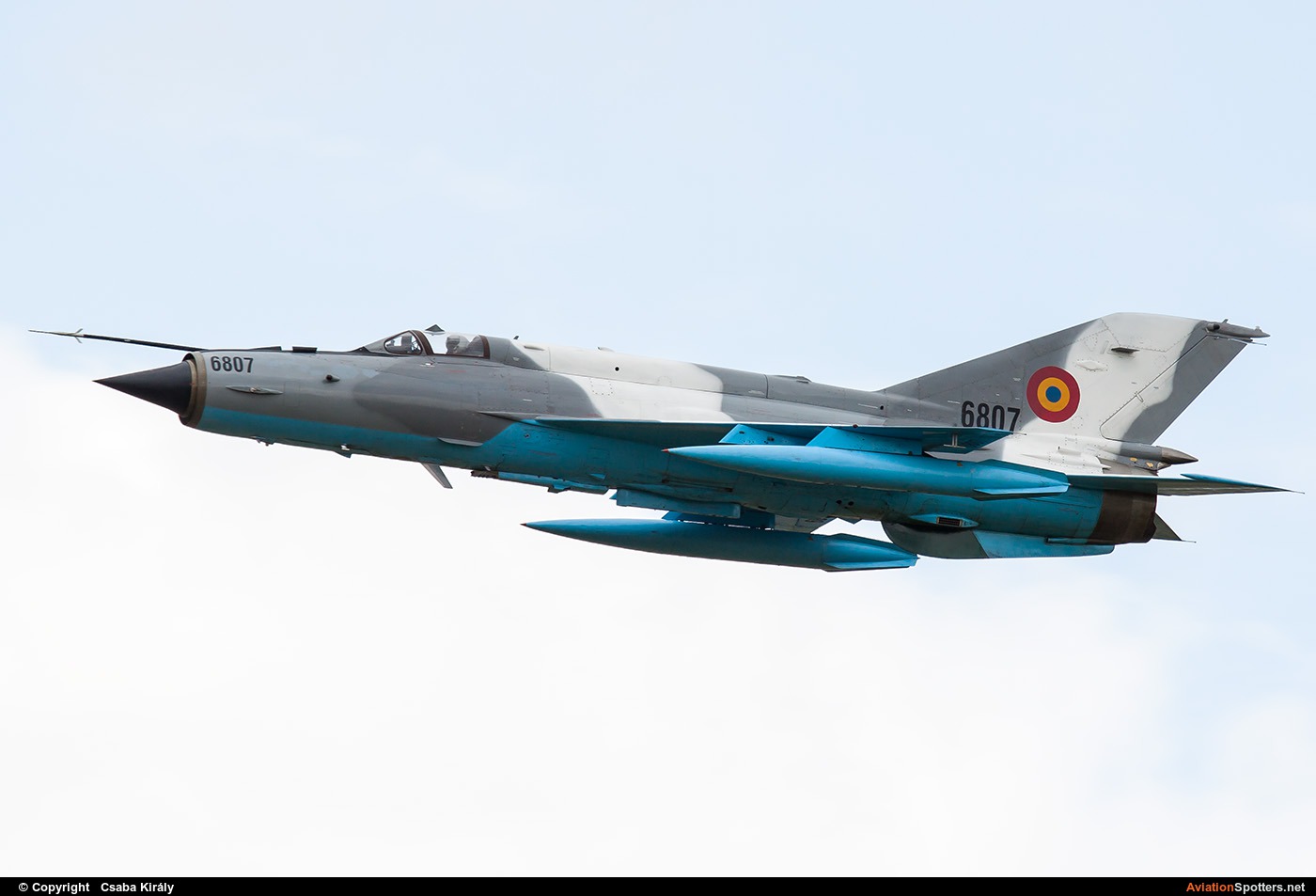 Romania - Air Force  -  MiG-21 LanceR C  (6807) By Csaba Király (Csaba Kiraly)