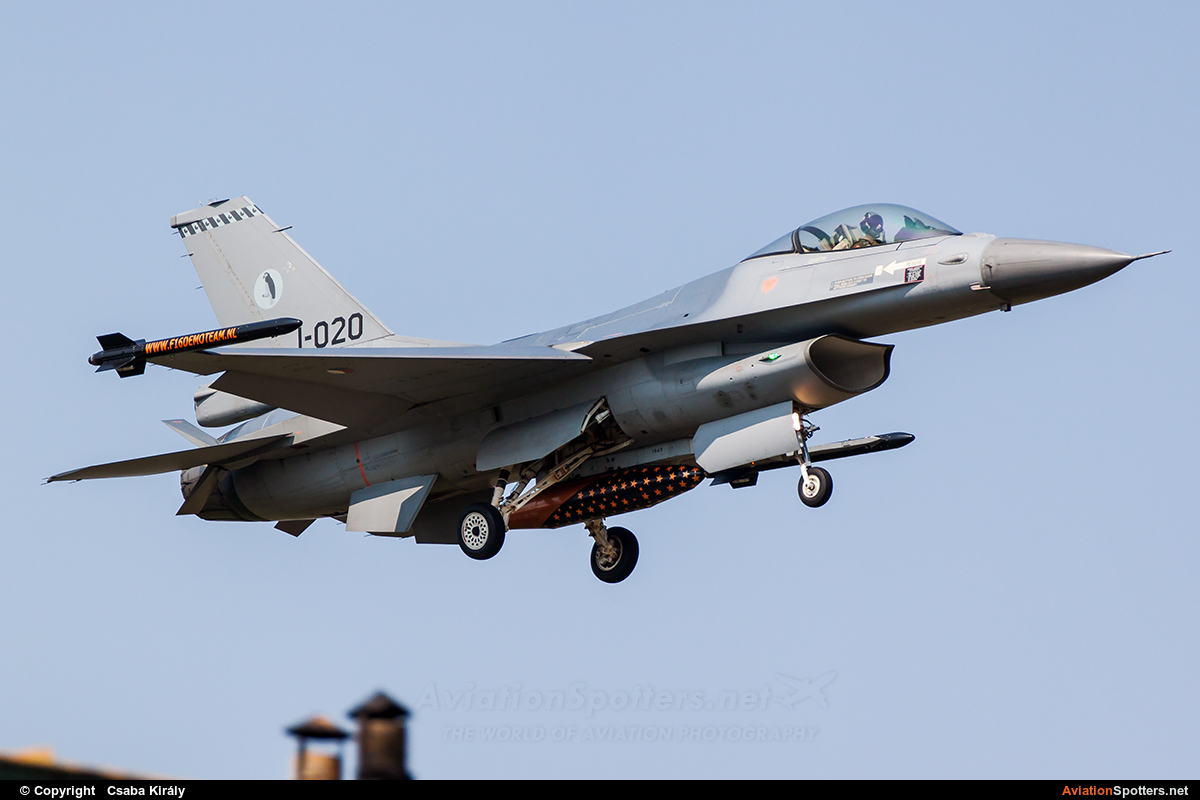Netherlands - Air Force  -  F-16AM Fighting Falcon  (J-020) By Csaba Király (Csaba Kiraly)
