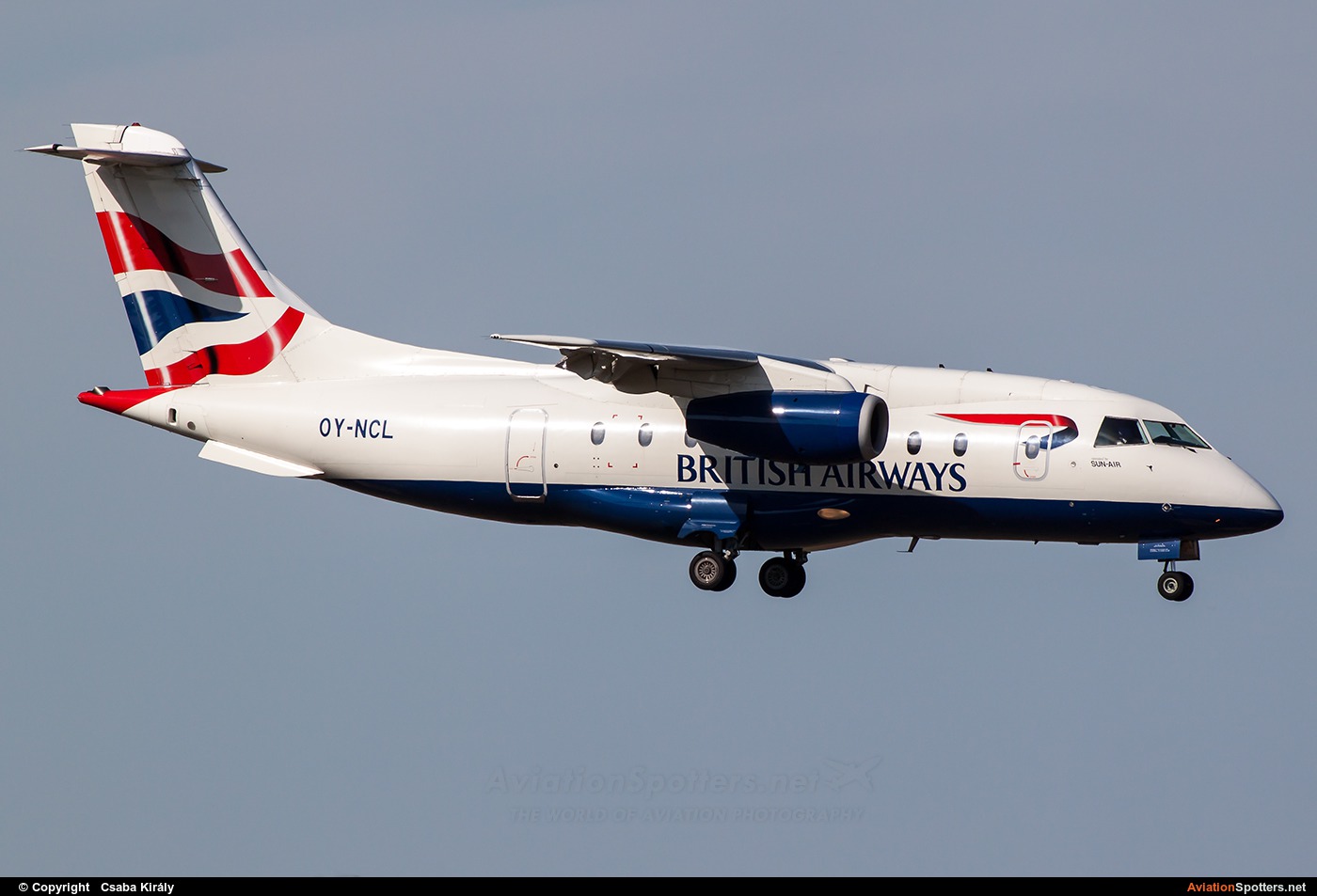 British Airways (Sun Air)  -  328-310 328JET  (OY-NCL) By Csaba Király (Csaba Kiraly)