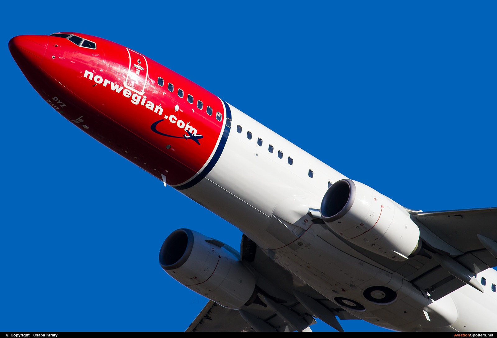 Norwegian Air Shuttle  -  737-800  (LN-DYZ) By Csaba Király (Csaba Kiraly)