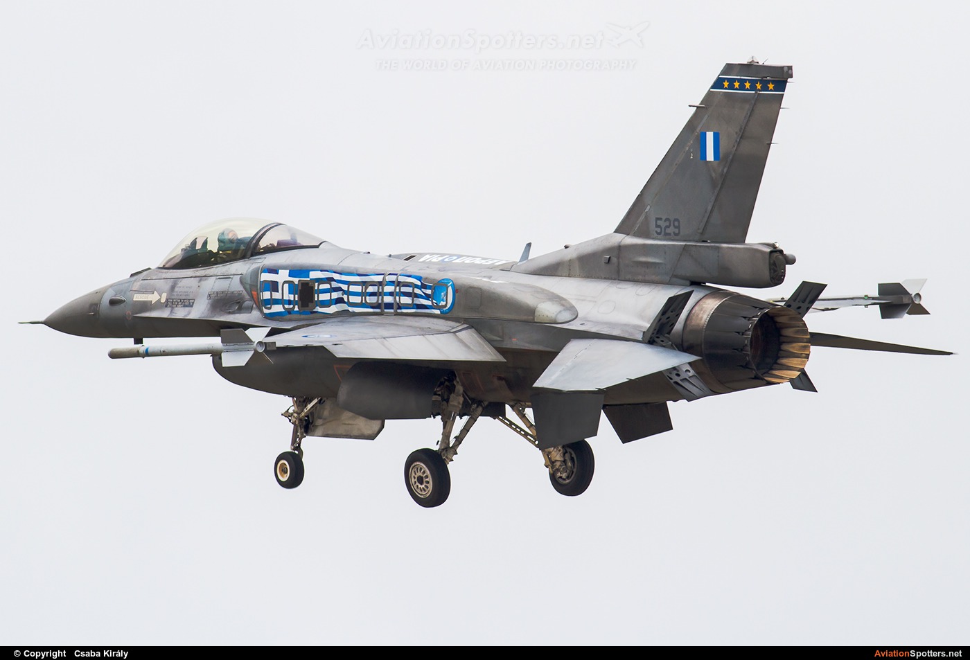 Greece - Hellenic Air Force  -  F-16C Block 52+  Fighting Falcon  (529) By Csaba Király (Csaba Kiraly)
