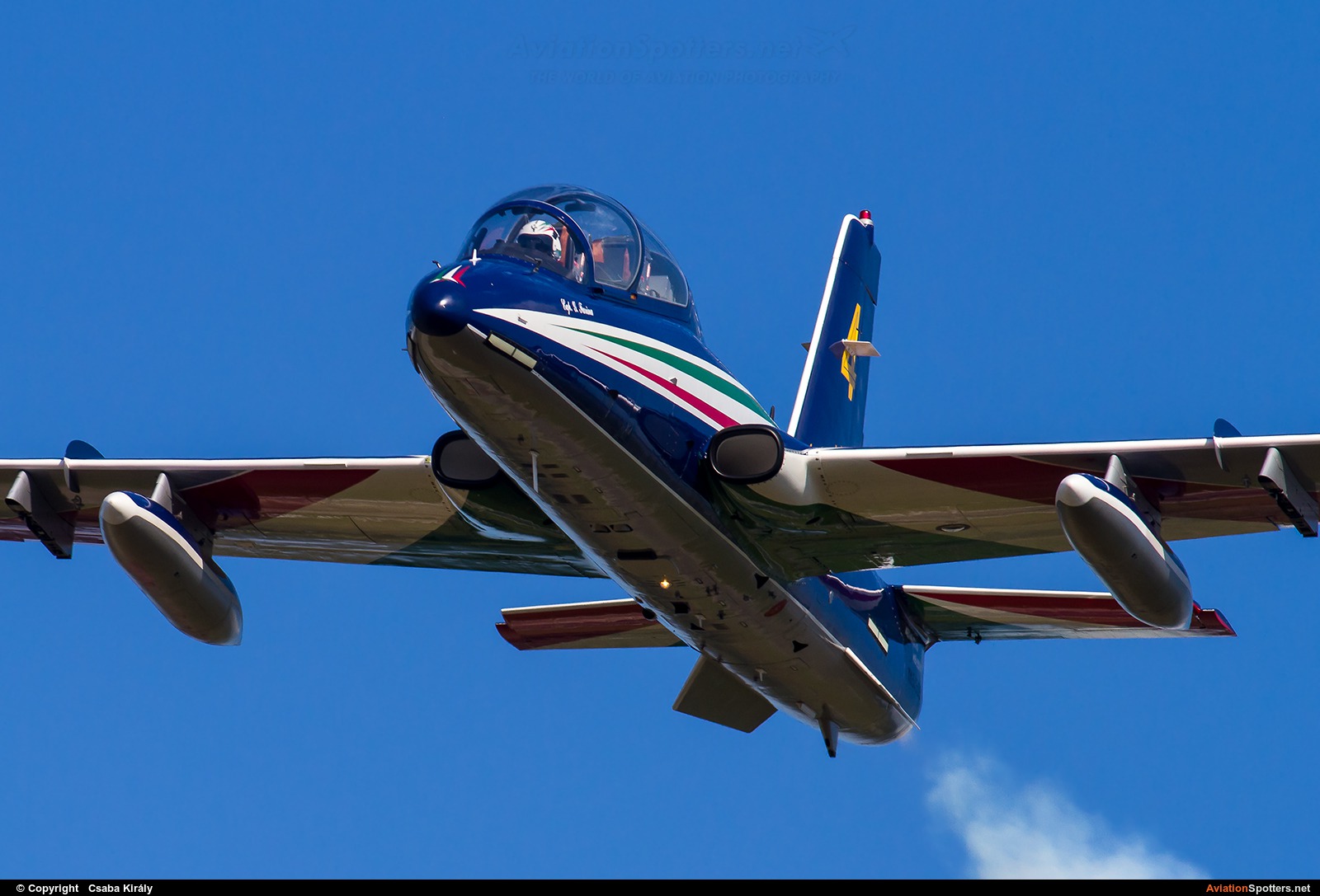 Italy - Air Force : Frecce Tricolori  -  MB-339-A-PAN  (MM54505) By Csaba Király (Csaba Kiraly)